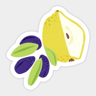 Quince & Bullace Sticker